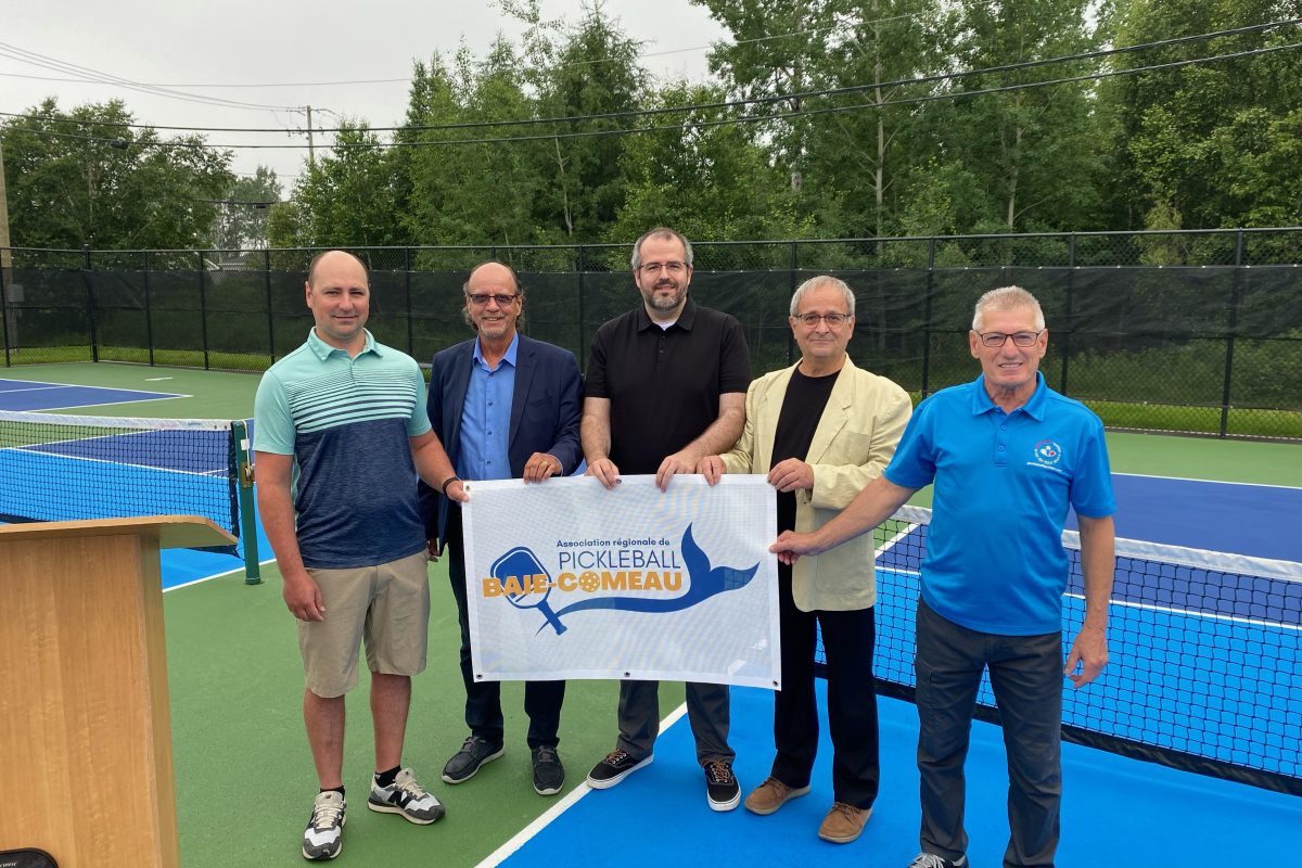 Inauguration de terrains extérieurs de pickleball