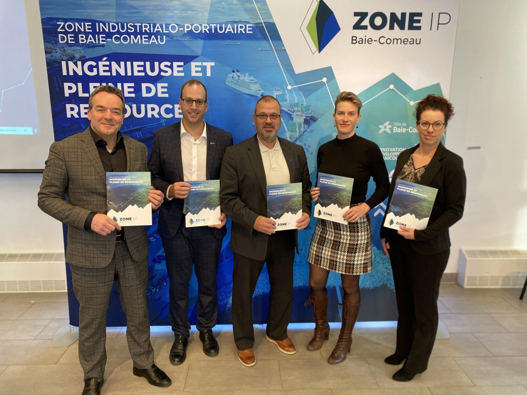 ZONE INDUSTRIALO-PORTUAIRE DE BAIE-COMEAU: DÉVOILEMENT DES OUTILS PROMOTIONNELS
