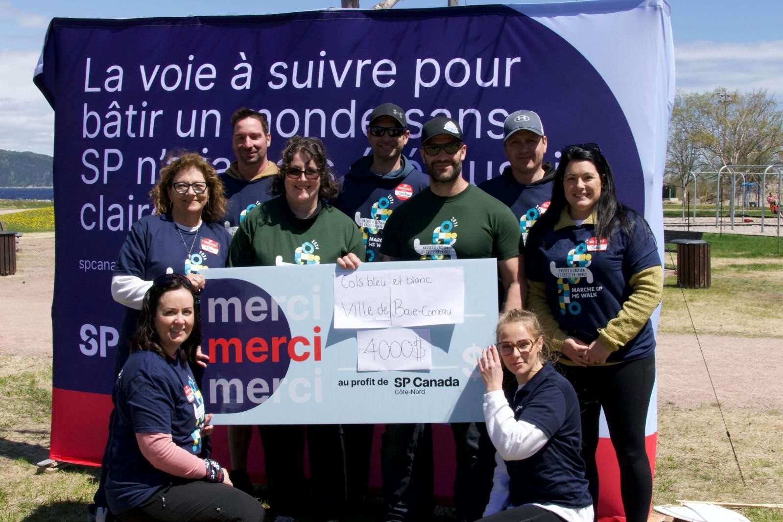 Don de 4 000 $ à la Société canadienne de la Sclérose en plaques
