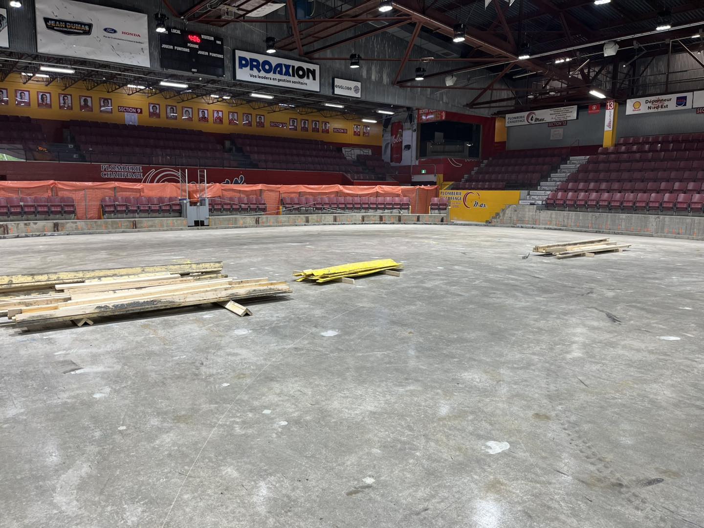 Mise à jour – Travaux au centre sportif Alcoa 
