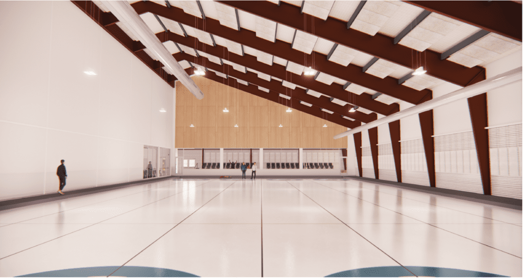 Concept retenu | Curling au centre Henri-Desjardins