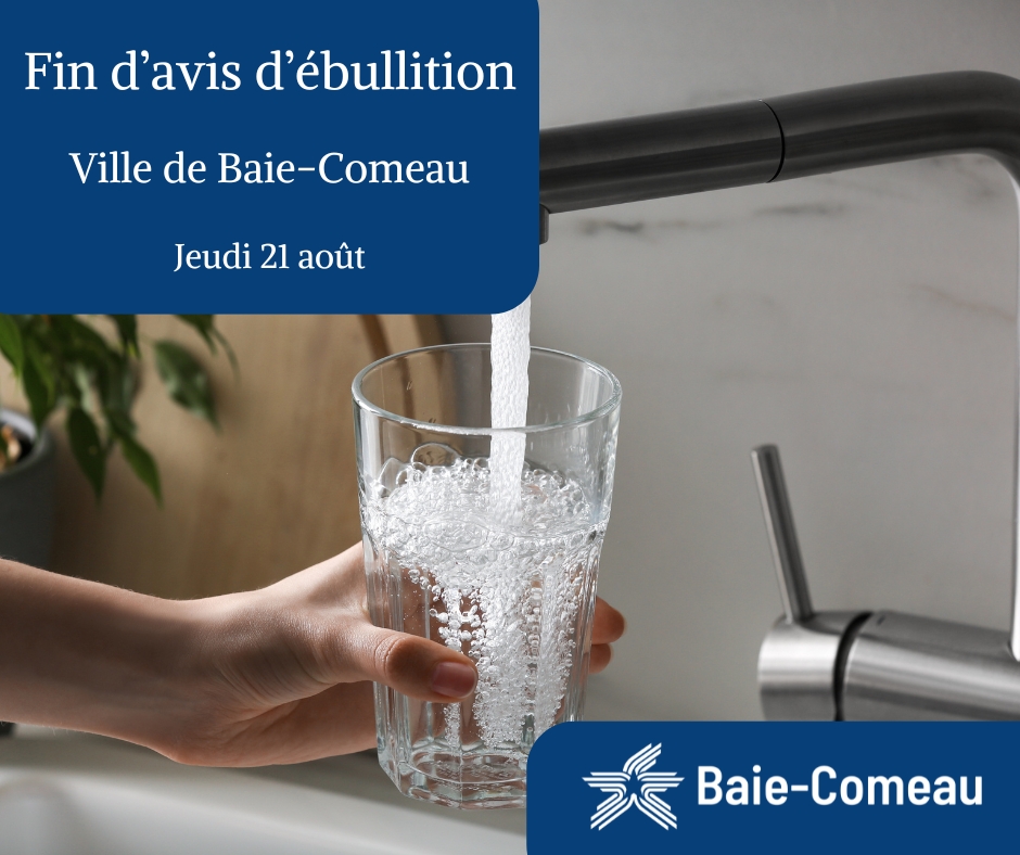 Fin d’avis d’ébullition