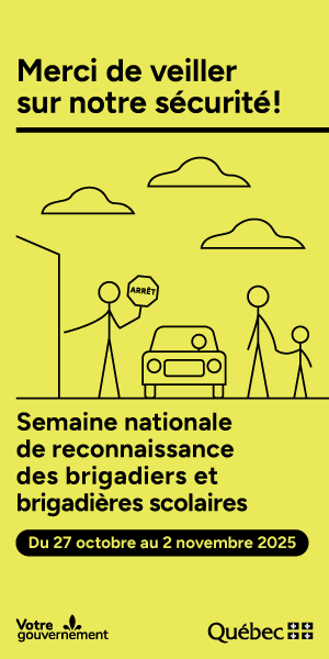 Semaine nationale de reconnaissance des brigadiers et brigadières scolaires