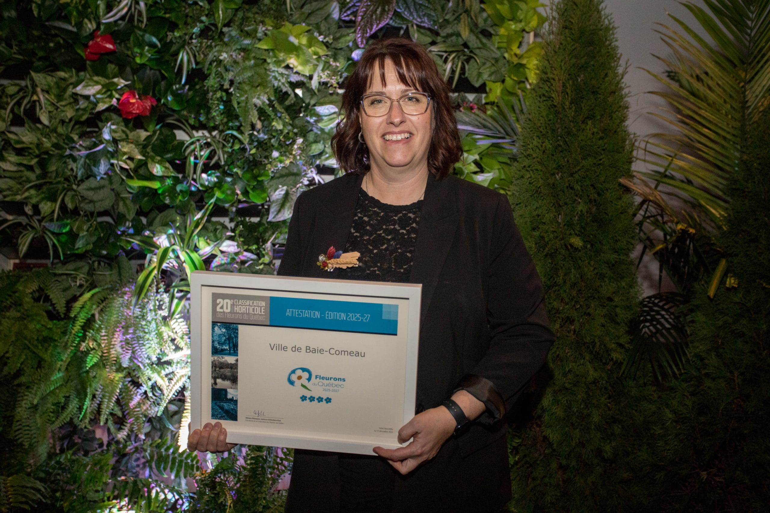 La Ville de Baie-Comeau reçoit 4 fleurons
