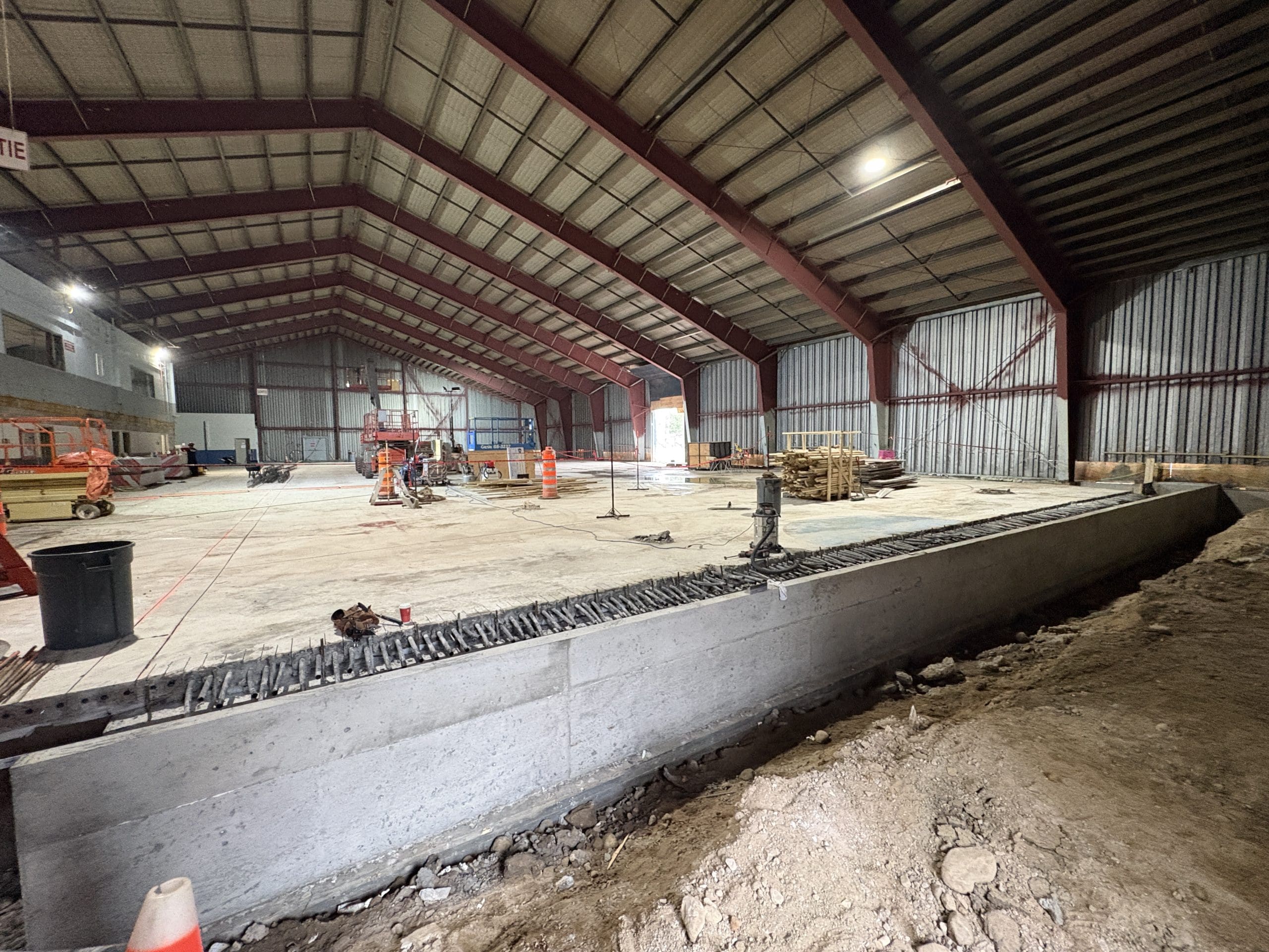 Mise à jour du chantier du Centre Henri-Desjardins