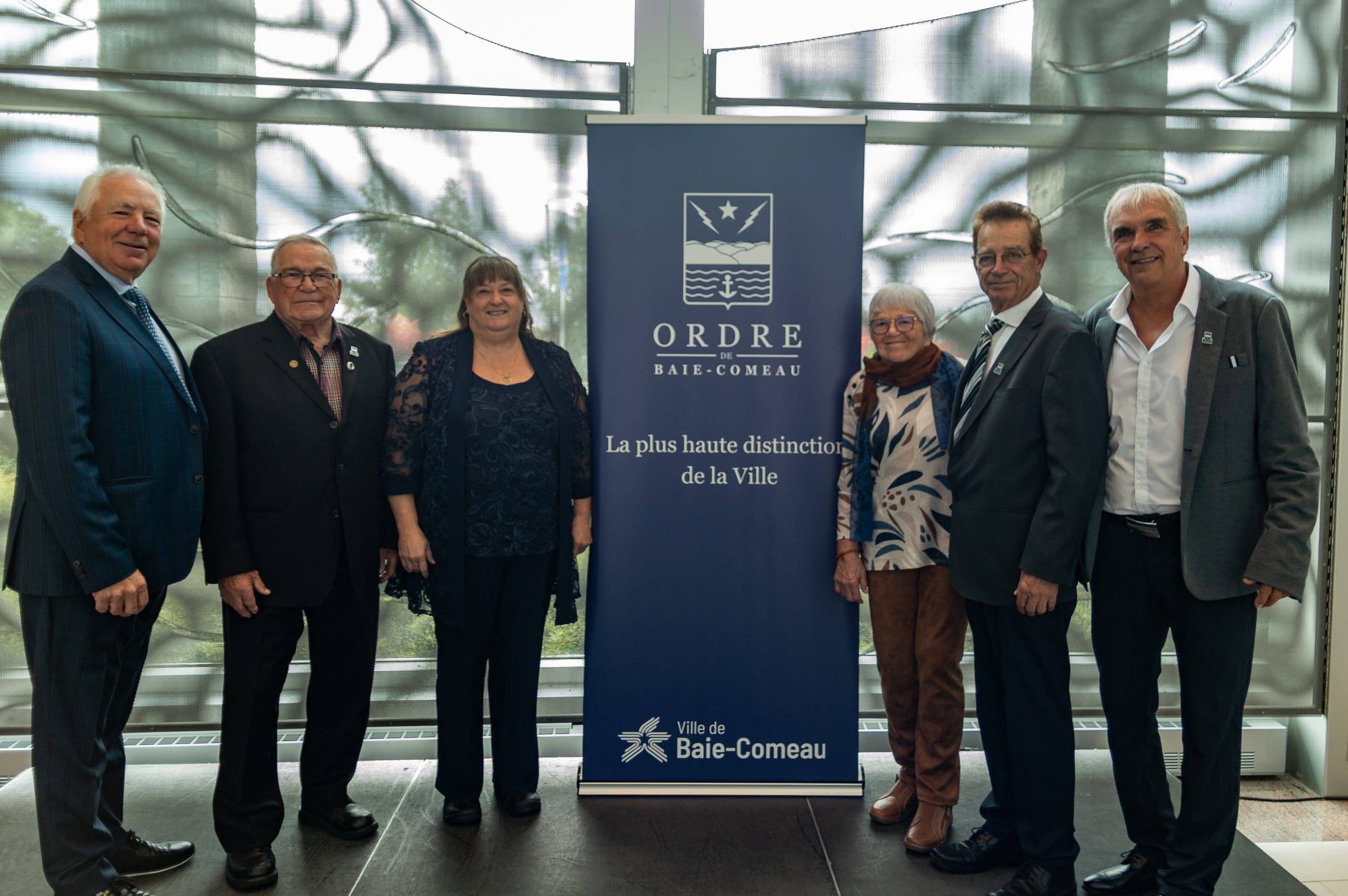 Ordre de Baie-Comeau- sept nouveaux membres intronisés